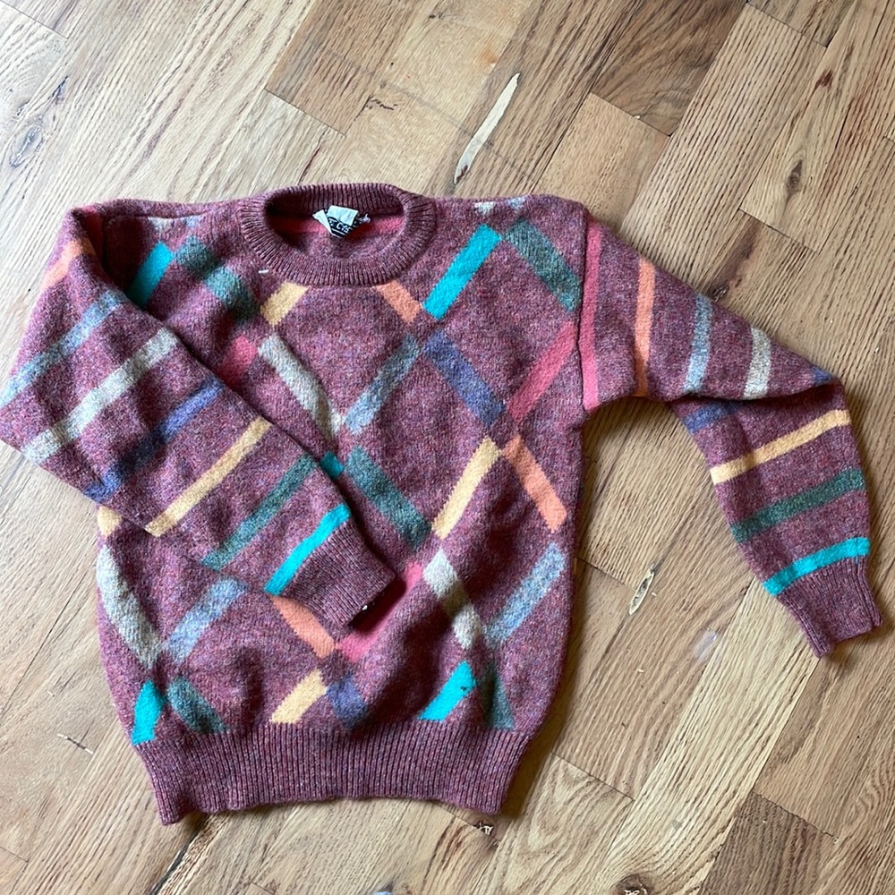 vintage wool sweater size xs/s